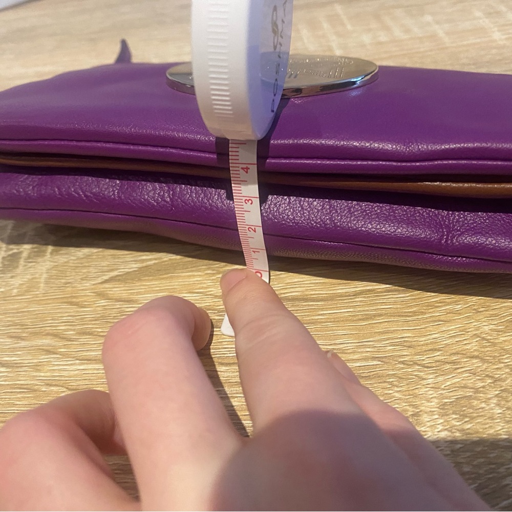 NWT | Oroton Two-Tone Leather Wallet Clutch - Picture 14 of 14